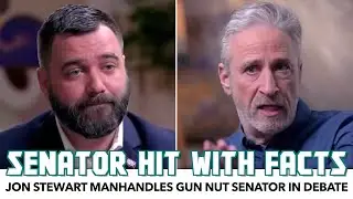 Jon Stewart Manhandles Gun Nut Senator In Debate