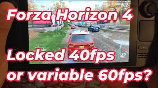 Best Settings Steam Deck | Mostly 60fps in Forza Horizon 4 | July 2023 Revisit