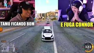 CJ E CONNOR DANDO FUGA NA POLÍCIA !!!