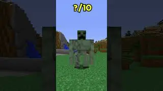 Minecraft: Creepers Rate from 1 to 10 😱 