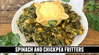 Spinach and Chickpea Fritters | Packed with GOODNESS and EASY to Make