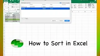 How to Sort in Excel