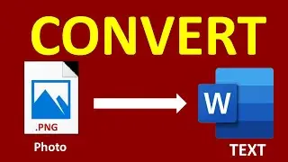 How to Convert Image to Text in Microsoft Word | How to Convert Image to Word Document