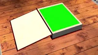 free book open animation | animated book opening green screen effect | W3DS038