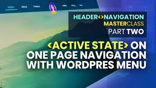 Add active state to one page navigation (works on custom link items)