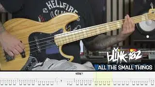 BLINK 182 - All the small things [BASS COVER + TAB]