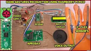 Hand Gestures Recognition using Raspberry Pi Pico with Voice Output