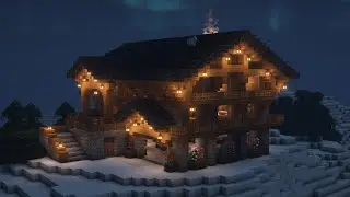 Minecraft: Cozy Mountain House Tutorial 🏠