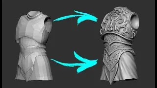 Fantasy Armor Sculpt In ZBrush