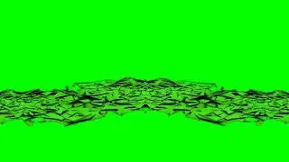 Road creaking green screen