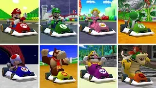 Mario Kart DS - Mission Mode 100% Walkthrough (3 Stars)