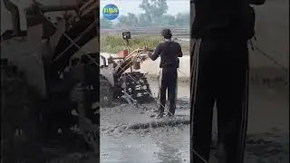 Kang Rahman joki traktor modif bajak sawah di kebon kosong #bajaksawah #automobile #traktortangan