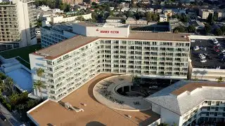 4k Drone Footage | Beverly Hilton Hotel, Los Angeles, CA