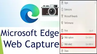 Microsoft Edge Web Capture Screenshot Feature in windows10