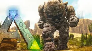 ARK: Scorched Earth - CHASED BY EVERYTHING, ROCK ELEMENTAL #1 (Scorched Earth Map Gameplay)