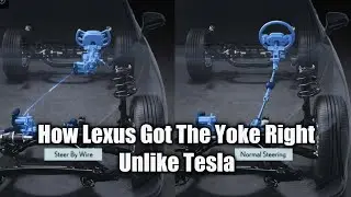 How Lexus Got The Yoke Right, With Steer By Wire Unlike Tesla.