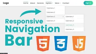 Level Up Your Website Game: How to Create a Responsive Multidropdown Navigation Bar!