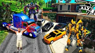 CAPTURO a LOS TRANSFORMERS en GTA 5!