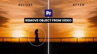 How to Remove Object From Video Using Premiere Pro (Tutorial) || #premierepro