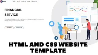 Creating a Stunning Financial Website Using HTML and CSS | Source code