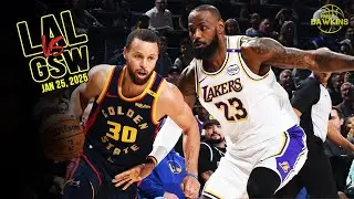 Los Angeles Lakers Full Team Highlights vs Warriors | Jan 25, 2025 | FreeDawkins