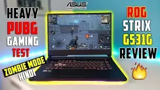 Asus ROG Strix G531G PUBG Zombie Mode Test Gaming Laptop Review in Hindi