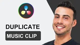 How To Duplicate A Music Clip In DaVinci Resolve 18 | Tutorial (2024)