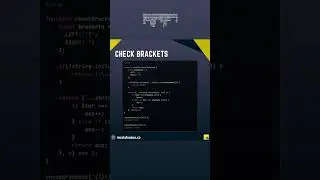 Javascript, Check Brackets 