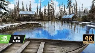 [4K60] Skyrim Ultra Modded RTX 4090 | Patrician ENB | Reshade RTGI - 1400+ MODS