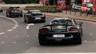 Supercars in London June 2022 - 918, AM Speedster, F12 TDF