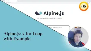 Alpine.js: x-for Loop with Example