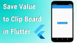 Flutter Tutorial | Clipboard in Flutter