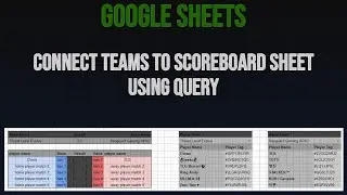 Google Sheets - Connect Teams to Scoreboard Using Query - Part 2