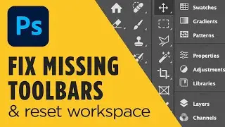 Fix Missing Toolbars in Photoshop - Reset Workspace & Find Disappearing Tools