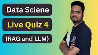 Data Science Live Quiz 4 Season 2 | Data Science Quiz Theme - LLM and RAG