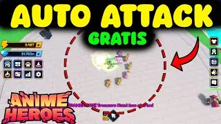 🚨AUTO ATTACK GRATIS EN ANIME HEROES SIMULATOR ROBLOX