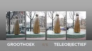 Dit is het verschil tussen een GROOTHOEK- en TELEOBJECTIEF