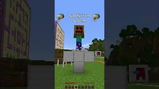 goofy iron golem in minecraft 💀