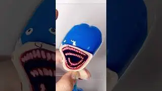 신 소닉 🔵🦔 말랑이 만들기 - DIY Shin Sonic 🔵🦔 Squishy with nano tape #shorts