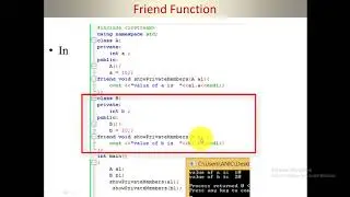 what is friend function in C++|friend function in OOP|friend function explain with examples|tutorial