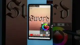 Metallic text Effect in mobile, IBIS paint x tutorial, photoshop like editing in phone 