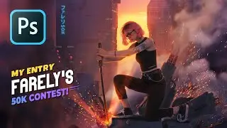 Creating My Entry to Farely's 50k Art! - Kamui Photoshop Art Guide