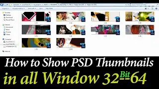 How To View Photoshop PSD Thumbnails In Your Windows 10/8/7/xp | VJPHOTOGRAPHY | Hindi Tutorial |