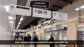 Augmented Reality Wayfinding at Paddington Station