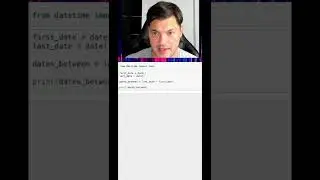 Find Days Between Dates using Python  #Shorts #python