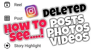 How to Recover deleted posts, photos, videos on Instagram | Without Any App