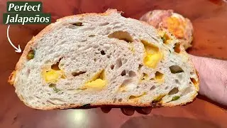 Jalapeño-Cheddar Sourdough Bread | Start to Finish