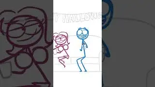 Blue meets a girl... #mondomedia #animation #stickfigure  #funny