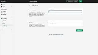 How to add a URL Redirect in Shopify in 15 Seconds