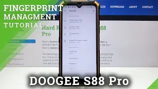 How to Add Fingerprint in DOOGEE S88 Pro - Fingerprint Protection